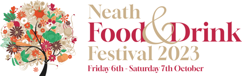 Neath food festival logo 2023