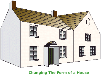 Changing the Form of a House Diagram
