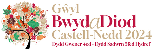 Gwyl Bwyd a Diod Castell-Nedd 2024 logo